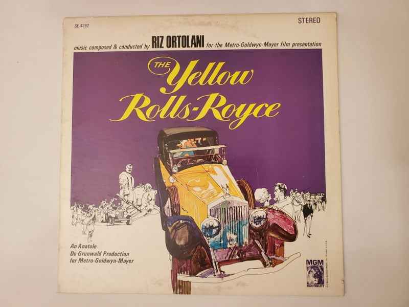 Riz Ortolani The Yellow Rolls-Royce vinyl record